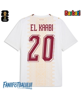 Maroc Ayoub El Kaabi #20 Tricou Fotbal Replică Mondial 2026 Barbati Deplasare
